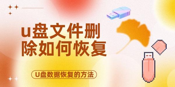 u盤文件刪除如何恢復 U盤數(shù)據恢復的方法