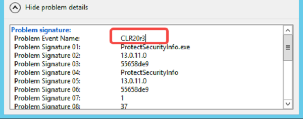 什么是 CLR20r3 錯(cuò)誤
