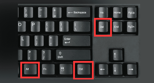 Ctrl + Alt + Delete 組合鍵