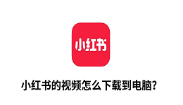 小紅書的視頻怎么下載到電腦 小紅書視頻下載
