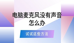 電腦麥克風(fēng)沒(méi)有聲音怎么辦 試試這些方法