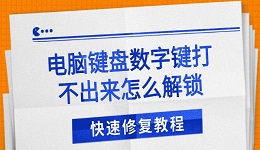電腦鍵盤數(shù)字鍵打不出來怎么解鎖 快速修復(fù)教程