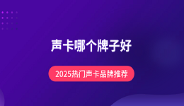 聲卡哪個(gè)牌子好？2025熱門聲卡品牌推薦